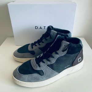 D.A.T.E. Leather hi-tops size 42 9.5m/11w